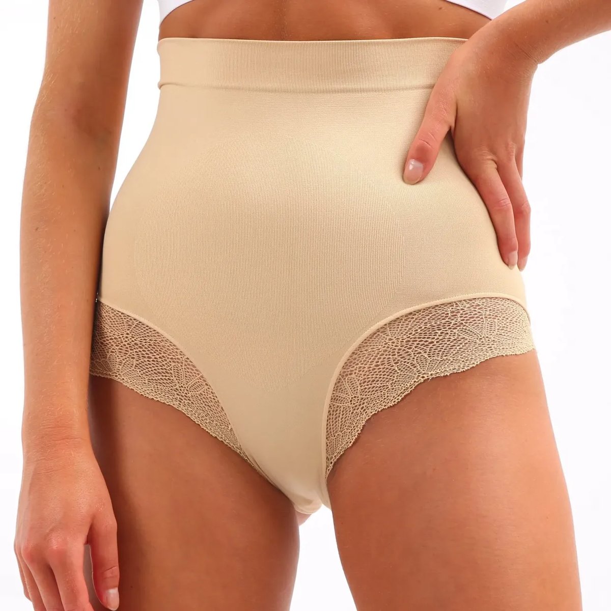 Culotte Dentelle amincissante Ventre Plat chair, LYTESS