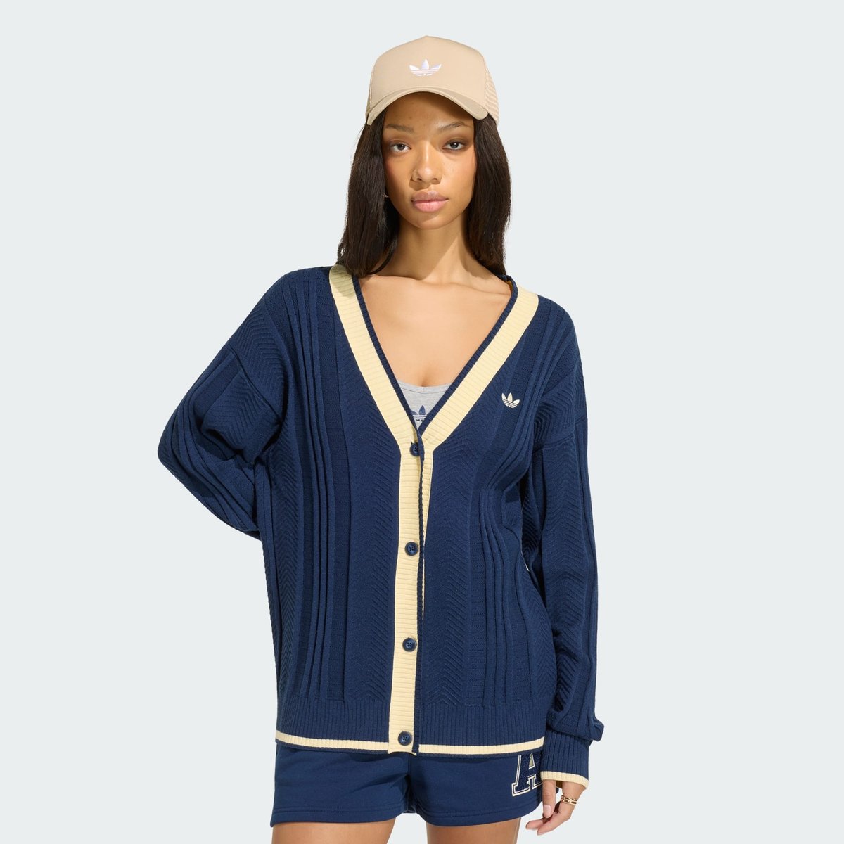 Cardigan À Torsades Cardigan À Torsades night indigo, adidas Originals