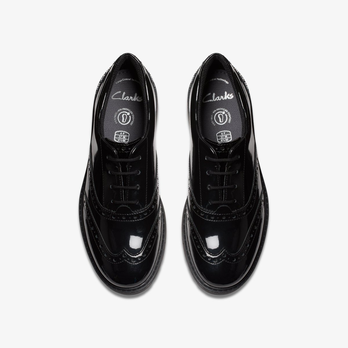 Derbies Brevet Coupe Large LOXHAM BROGUE Y noir, CLARKS