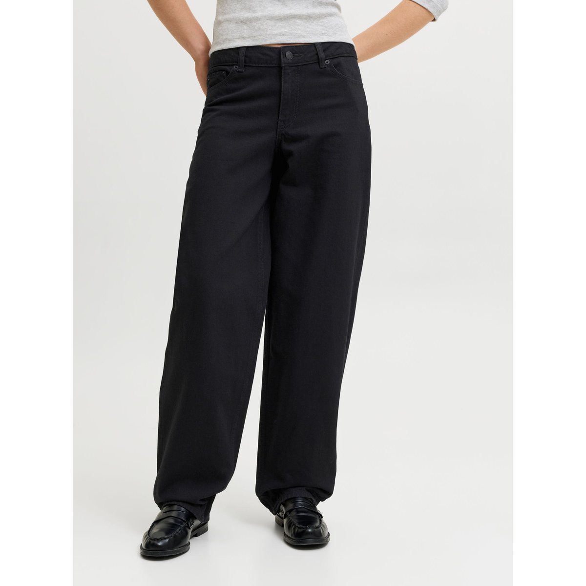 Jeans À Coupe Tonneau black denim, JJXX
