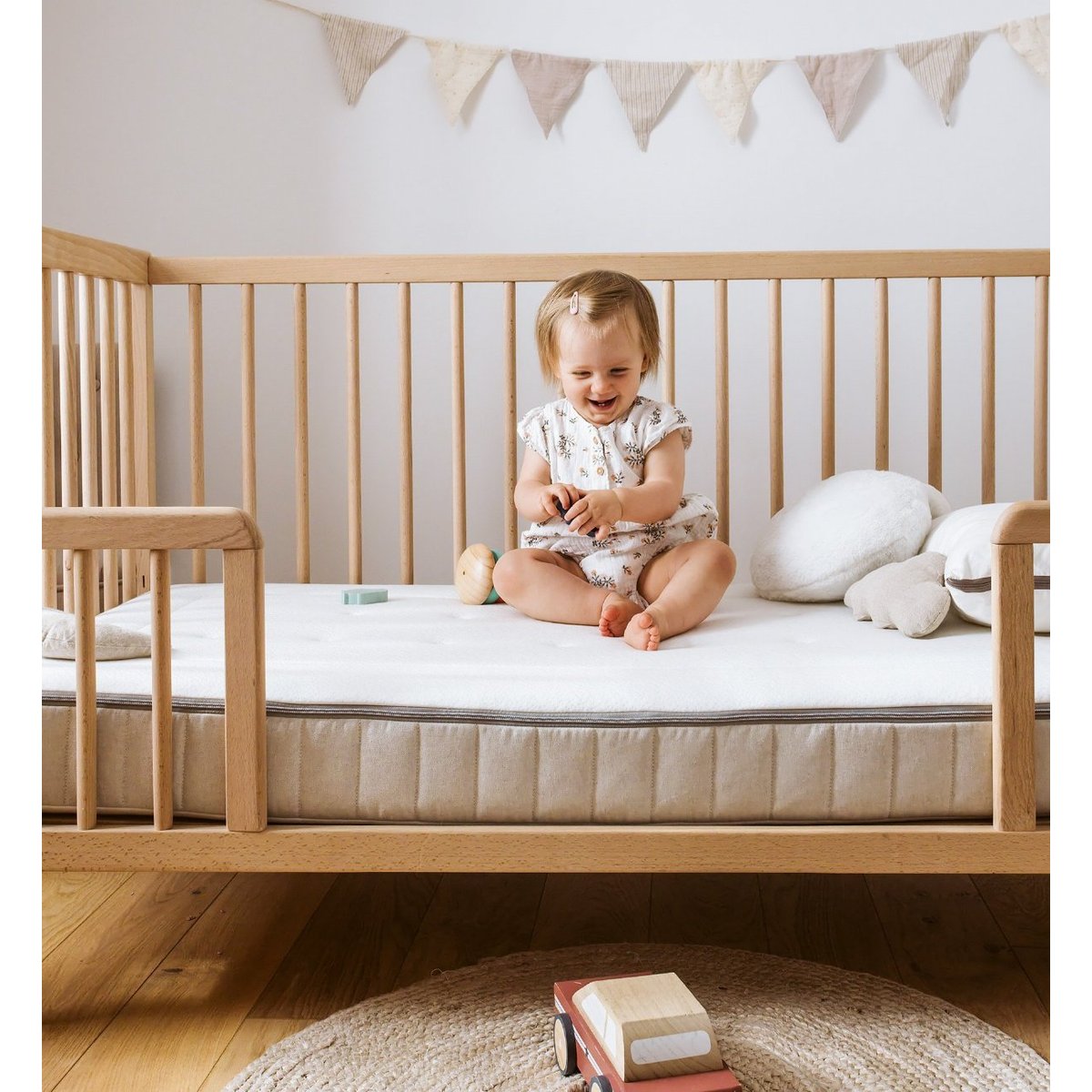 Matelas Bébé EVO R blanc, KADOLIS