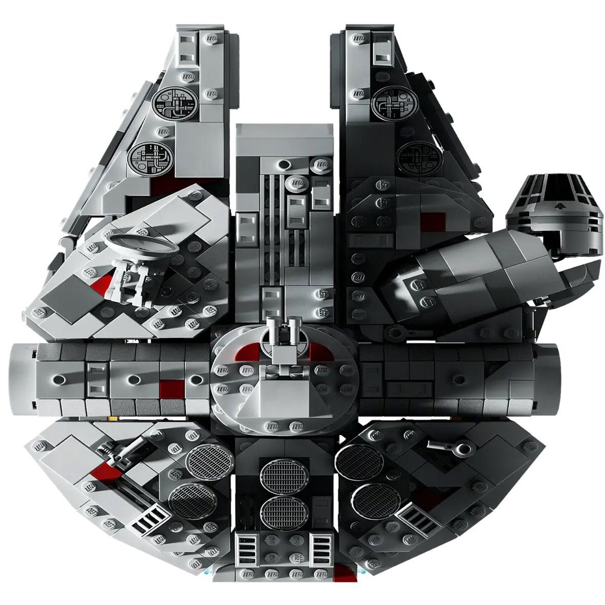 LEGO Star Wars : Millennium Falcon - Set de Construction 75375 gris et noir, LEGO