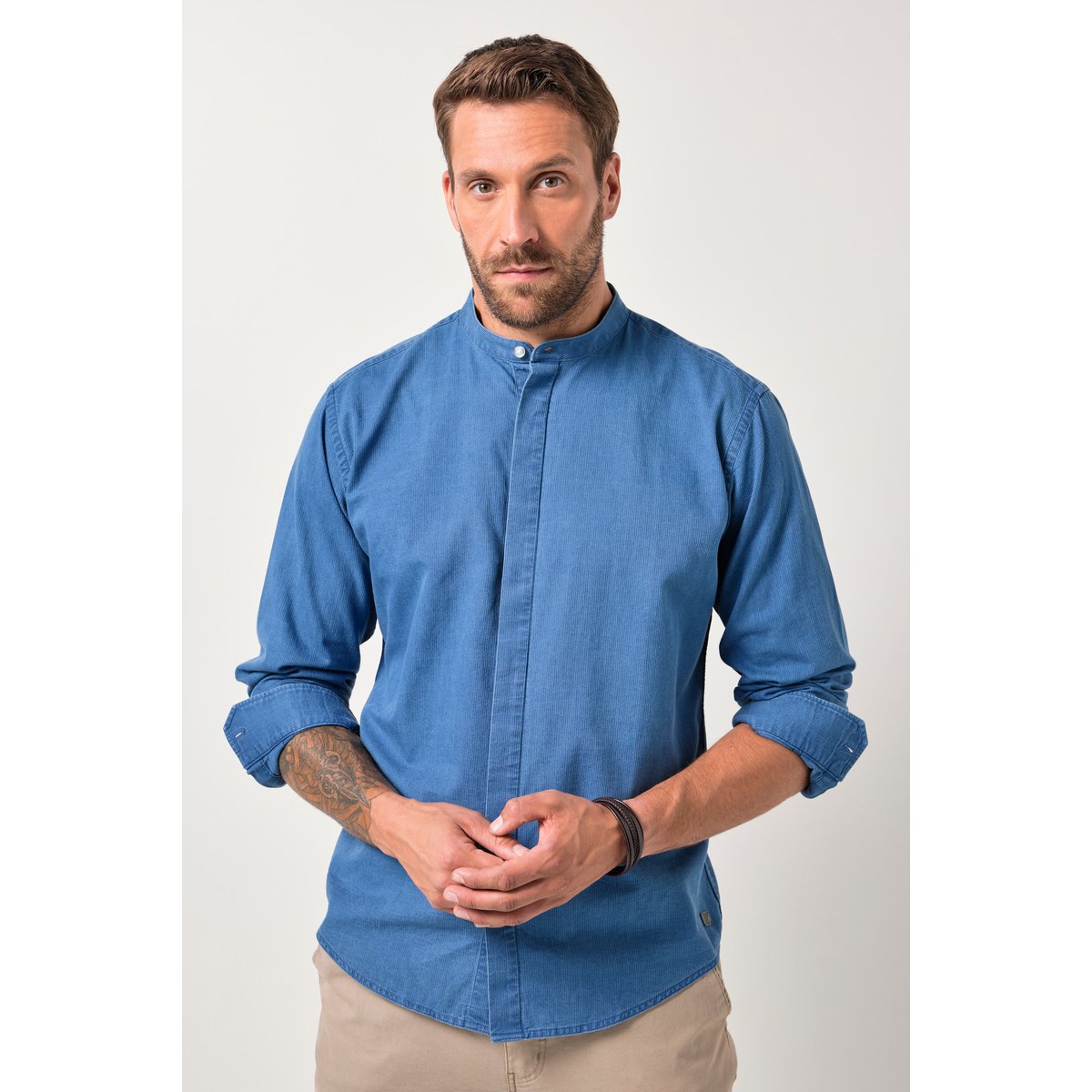 Chemise en jean bleu jean, JP1880