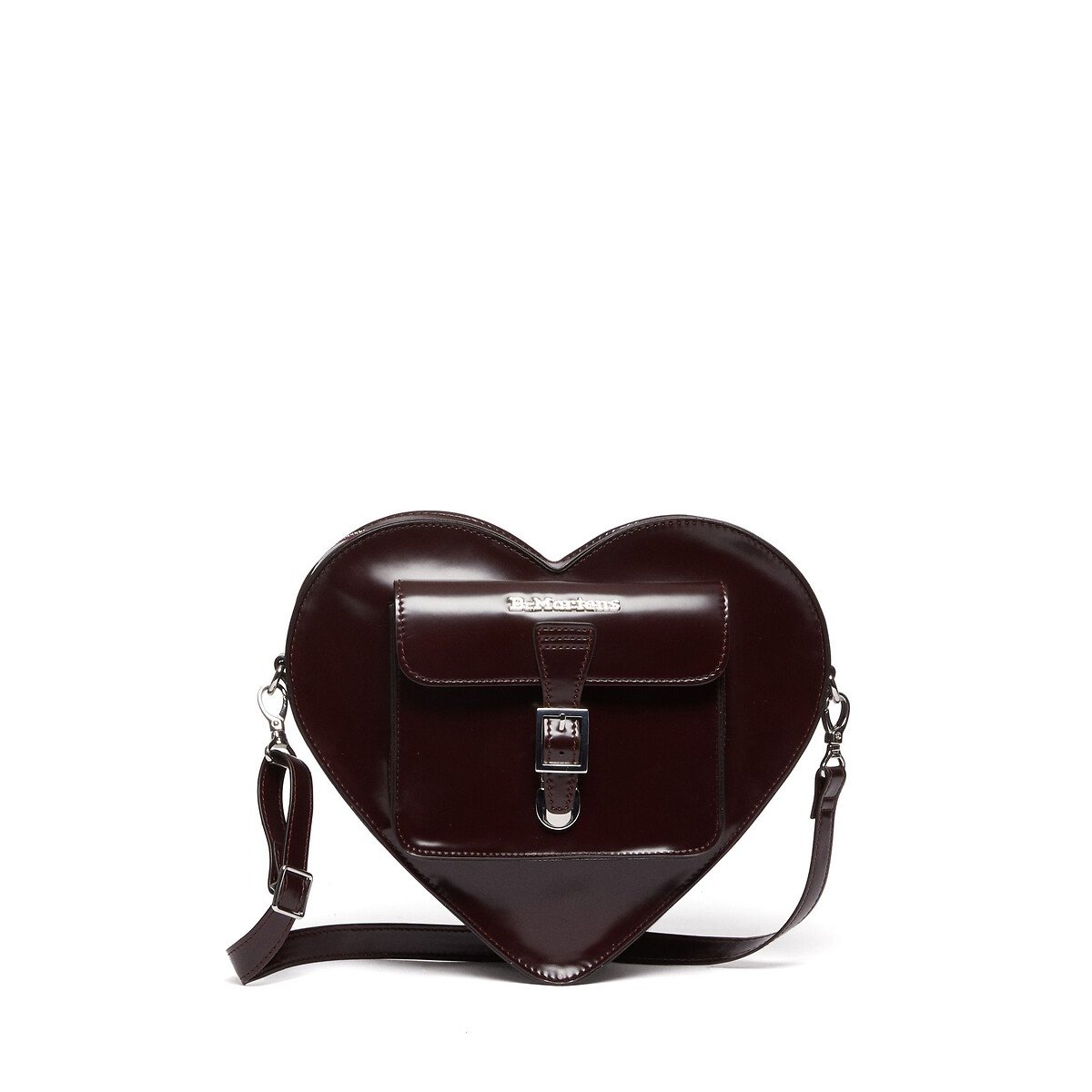 Sac à dos en forme de cœur rouge foncé, DR. MARTENS