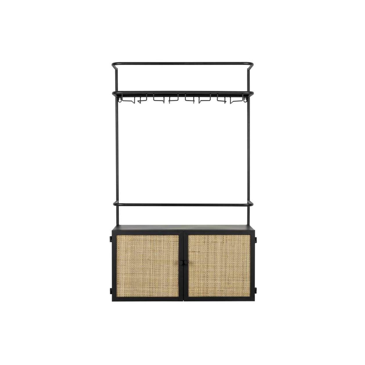 Étagère en bois, GUUJI rotin, BOITE A DESIGN