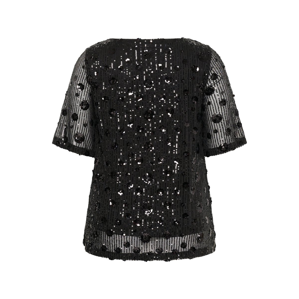Blouse à manches courtes noir black, KAFFE CURVE