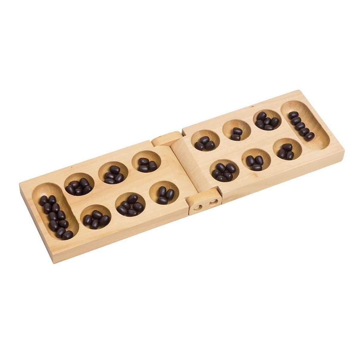 Jeu de Kalaha de voyage beige, GOKI