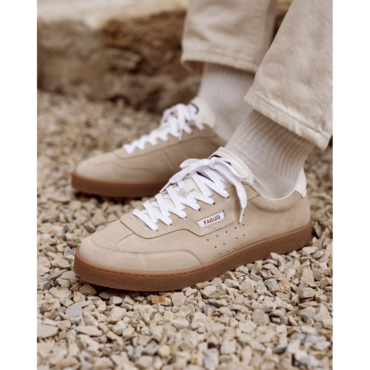 Basket basses LUMBO beige, FAGUO