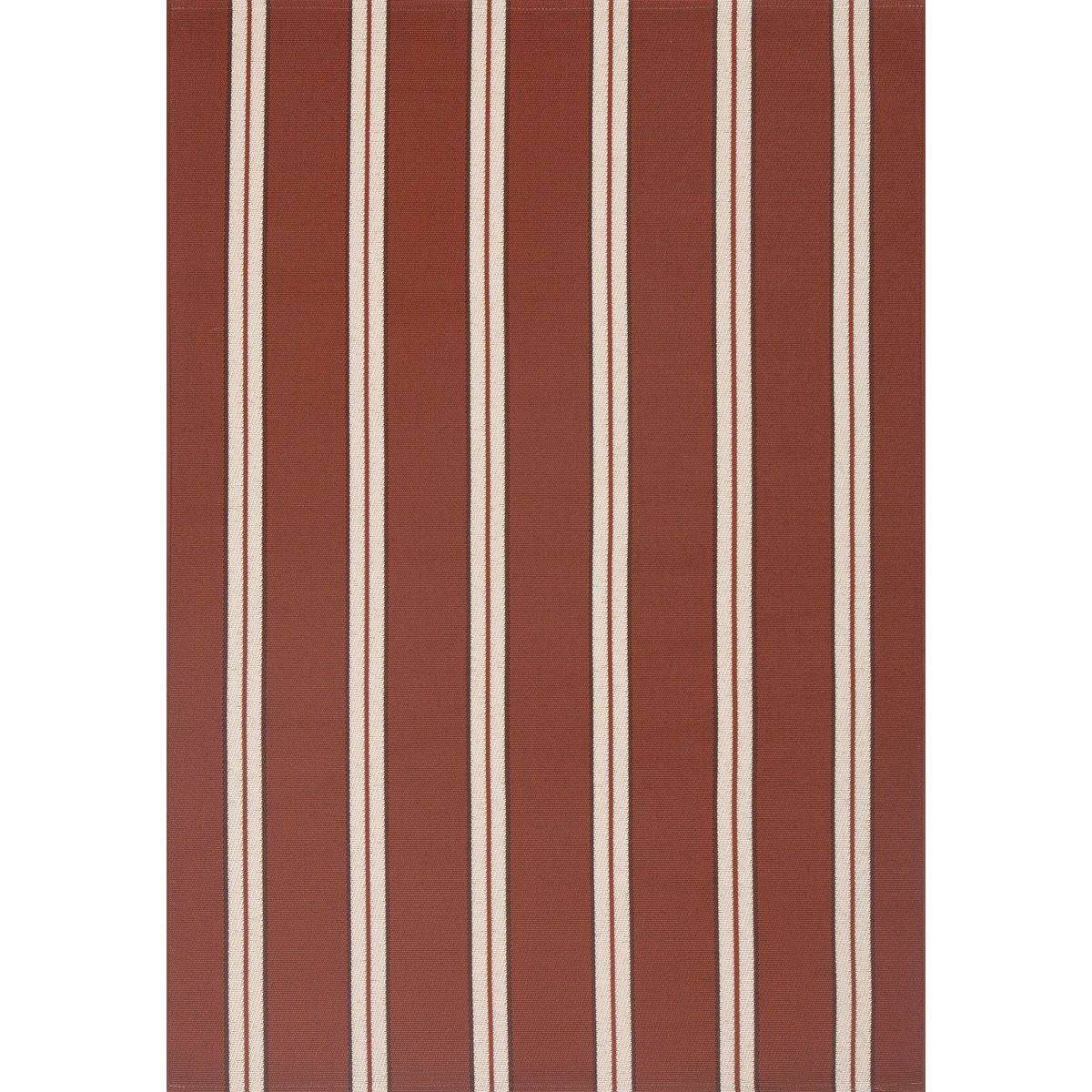 Tapis extérieur à rayures marron LIDO marron, NAZAR RUGS