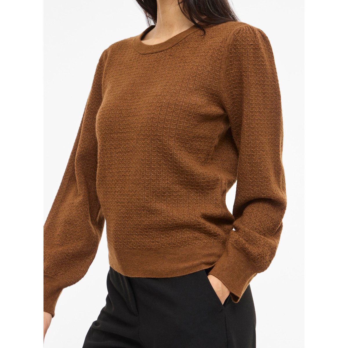 Pull En Maille chocolate brown, VILA