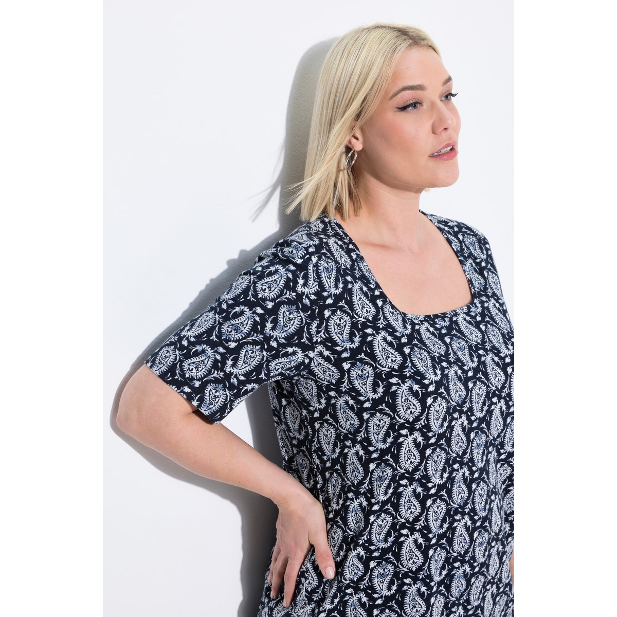 T-shirt marine, ULLA POPKEN