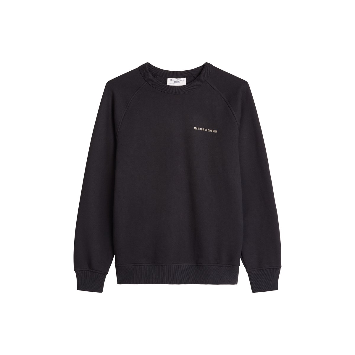 Sweat-shirt ample à la texture marquée noir, MARC O’POLO DENIM