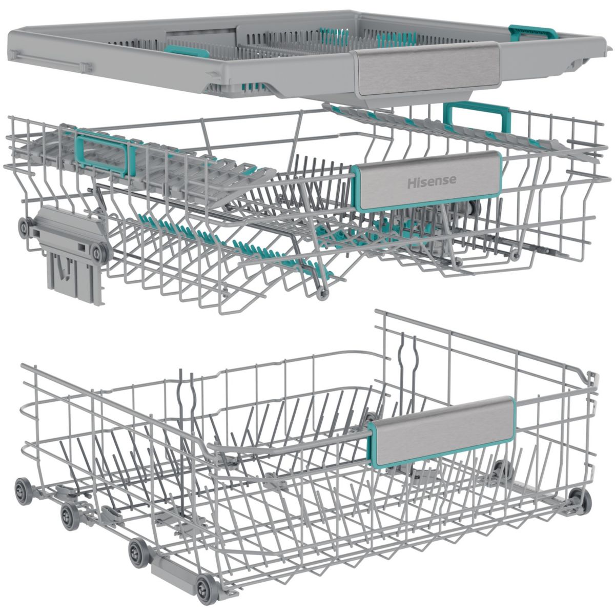 Lave vaisselle 60 cm HS693A90XAD couleur unique, HISENSE