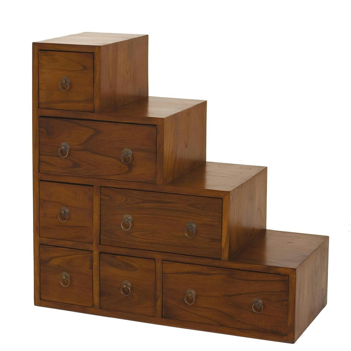 Meuble escalier double face 76x76cm LOLA bois naturel, PIER IMPORT