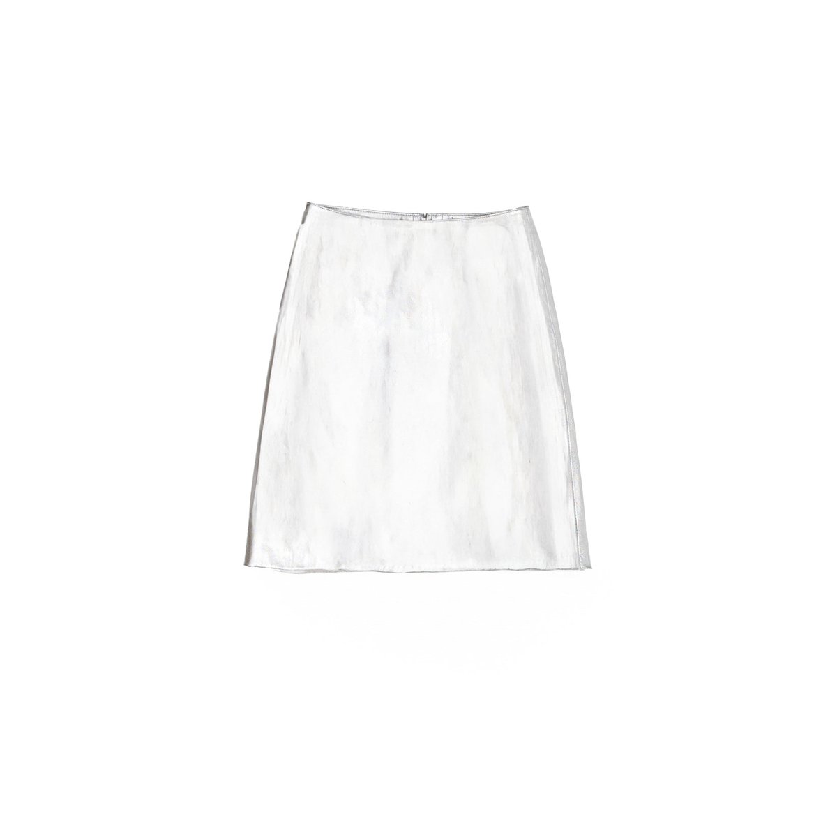 Jupe courte droite uni FINLEY 69-argent, LA PETITE ETOILE