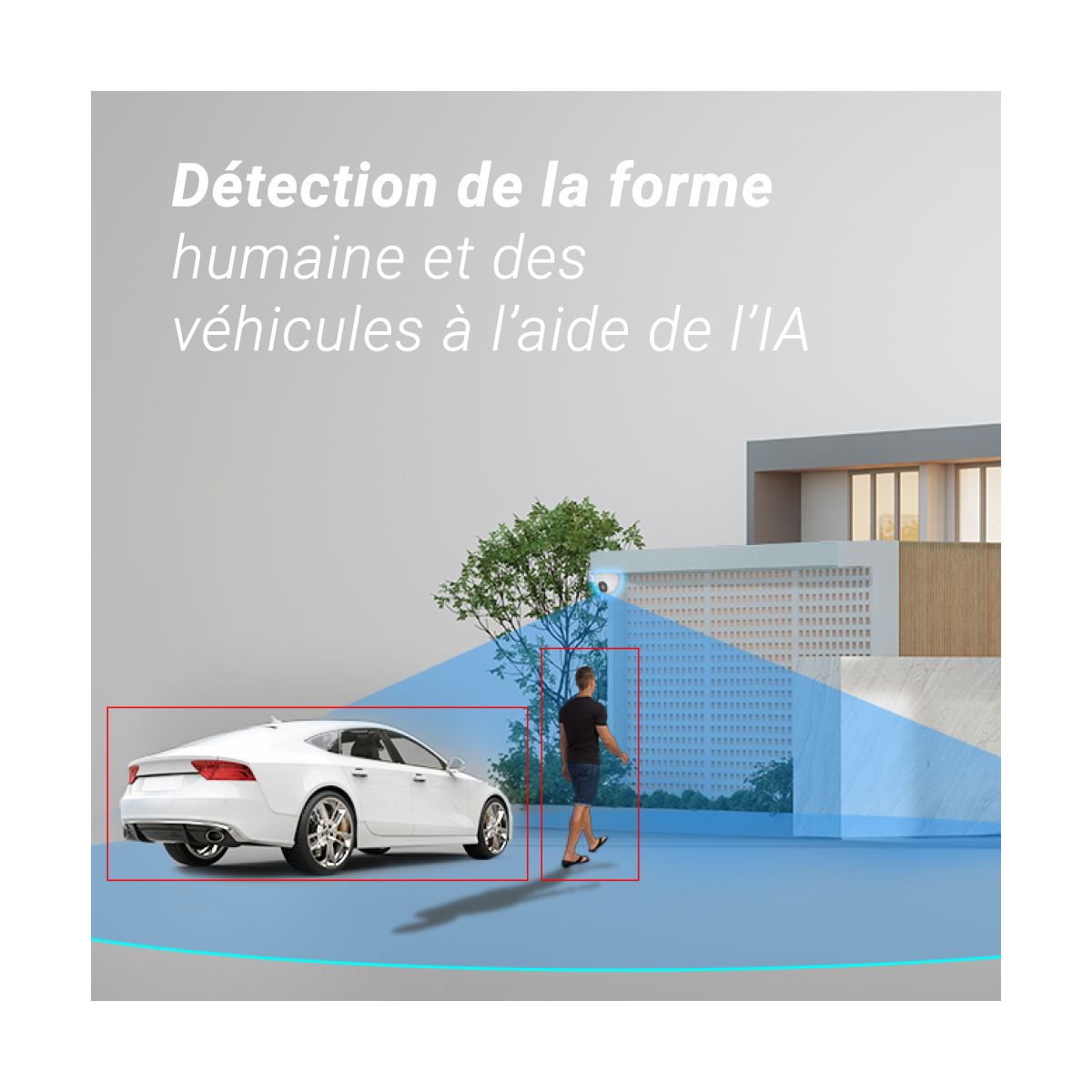 Caméra de surveillance Wifi H4 2K Dôme couleur unique, EZVIZ