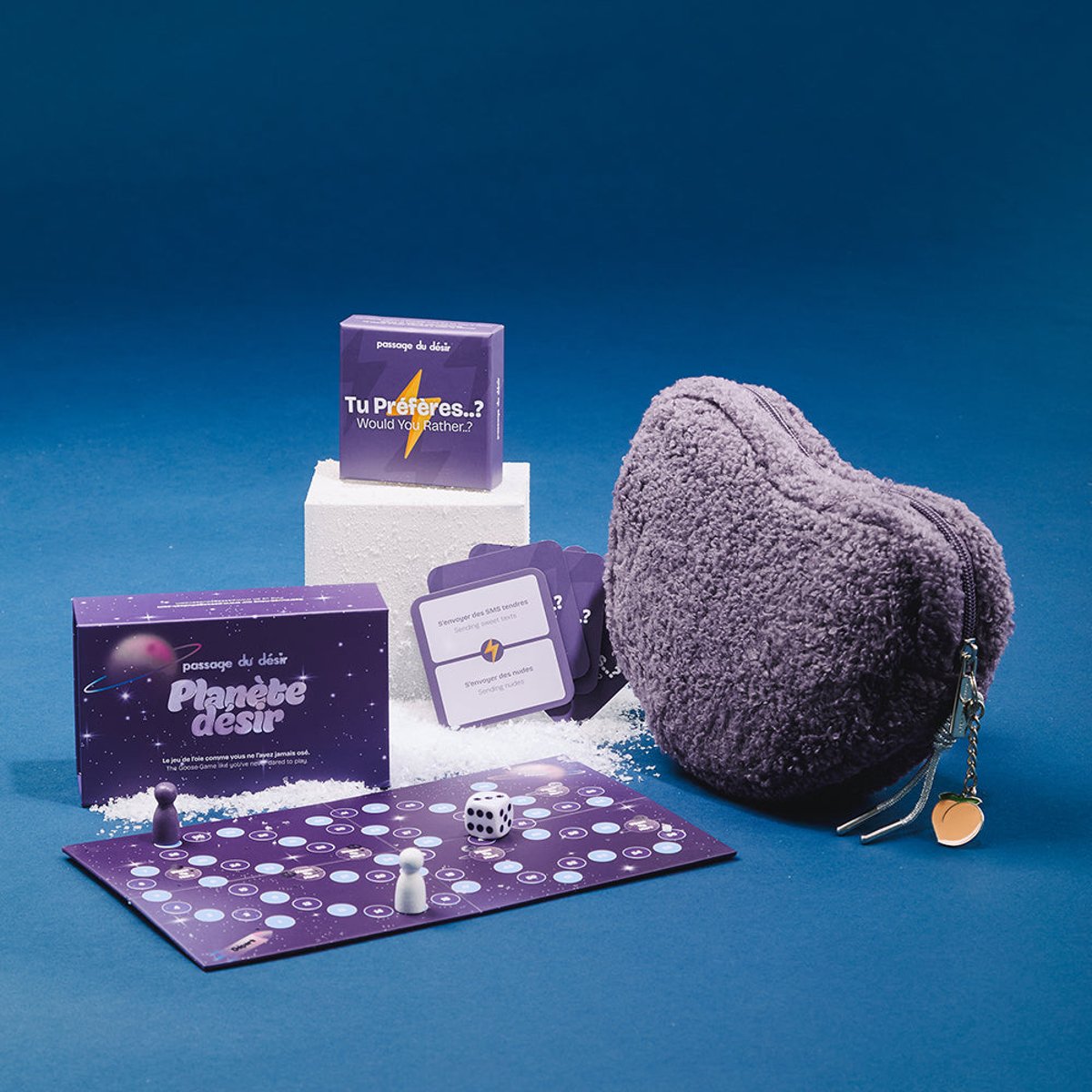 Stimulateur Clitoridien Womanizer Premium 2 Calendrier de l'Avent violet, PASSAGE DU DESIR