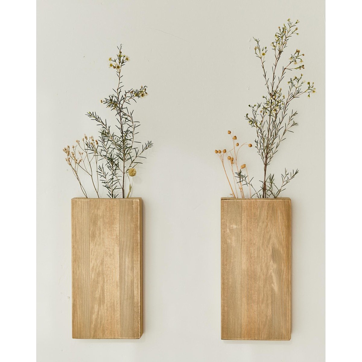 Vase mural en bois lot de 2 - KOEN olivier, AUTRE TON