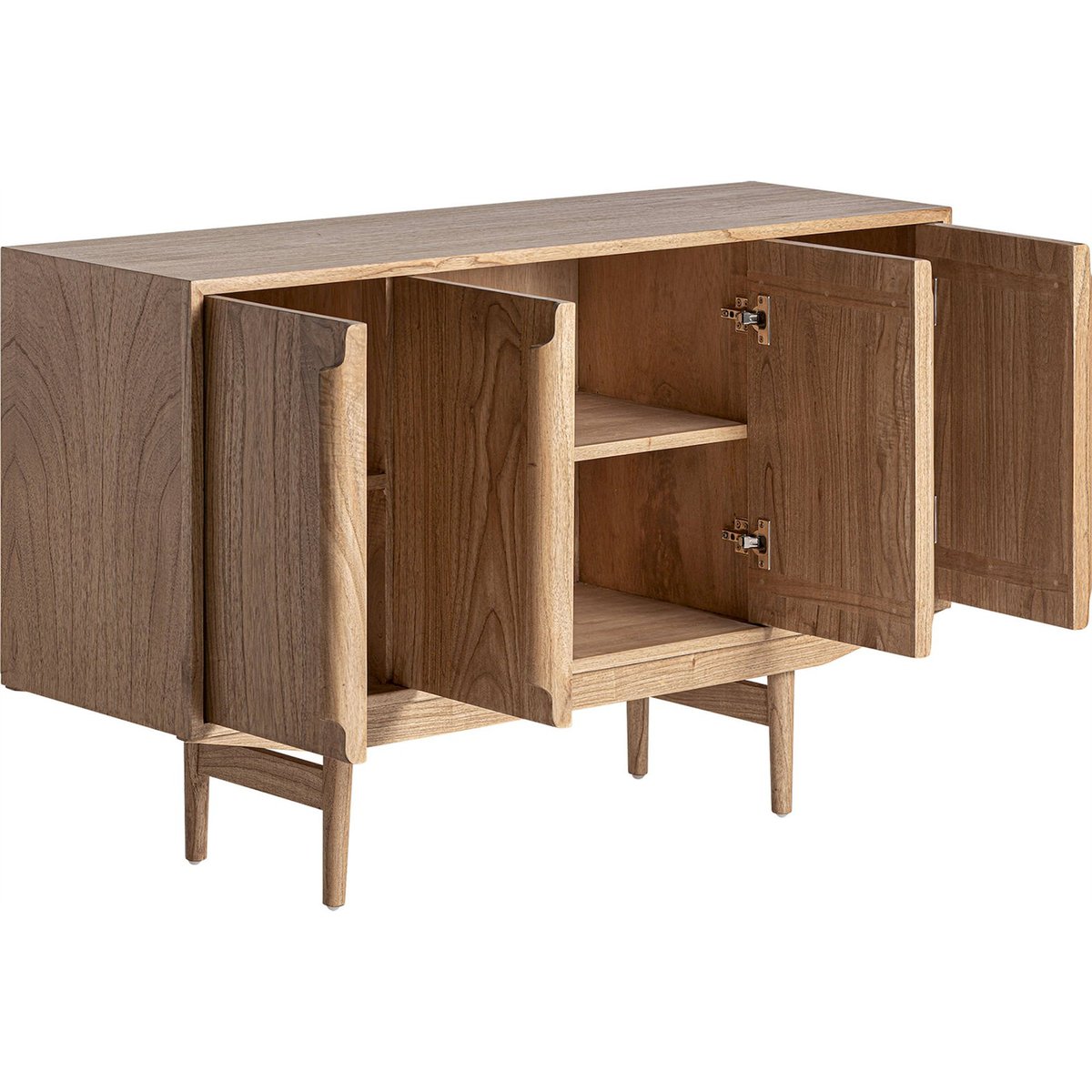 Buffet en bois mindi style scandinave bois foncé naturel chaleureux, RECOLLECTION