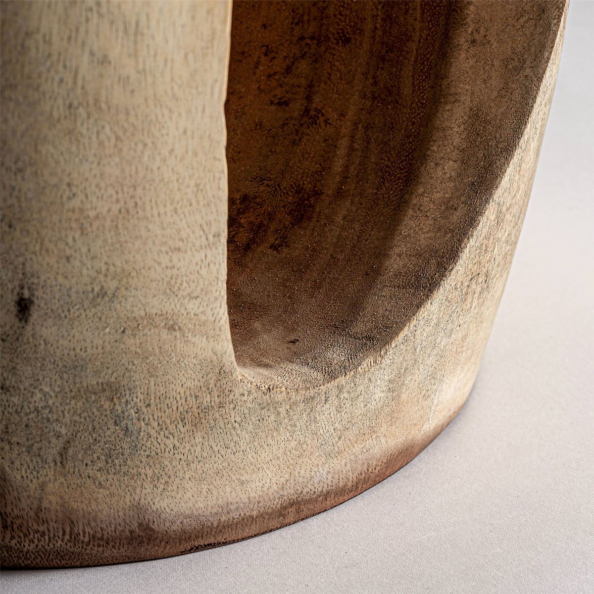 Table d'appoint en bois de suar ethnique bois naturel brun, RECOLLECTION