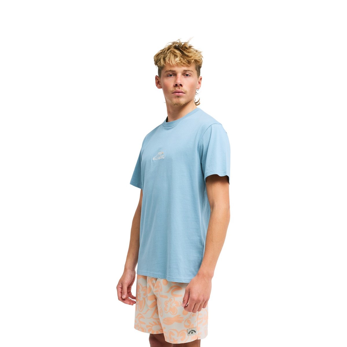 T shirt manches courtes TY WILLIAMS DROPPIN bleu blue fog, BILLABONG