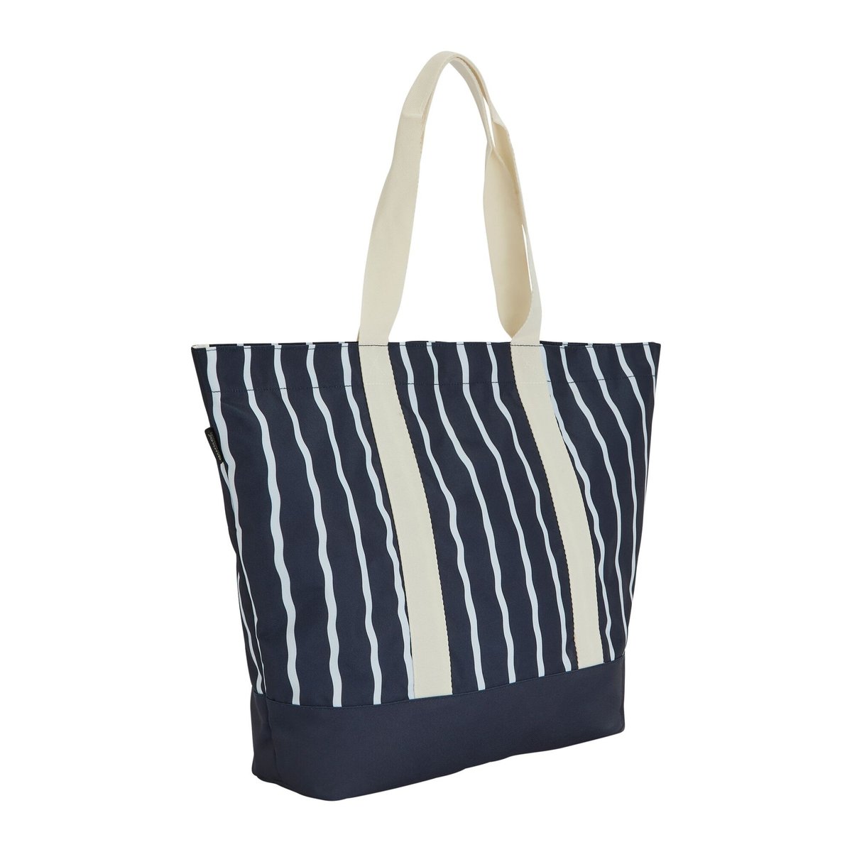 Tote bag motif logo style plage BOULDER bleu marine / blanc, REGATTA