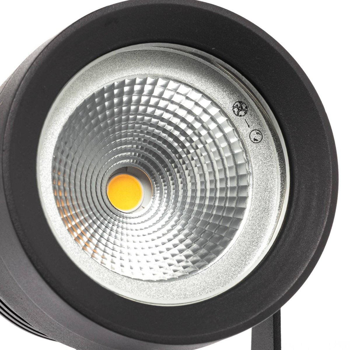 Lampe à planter en aluminium moderneLED gris foncé, clair, LUCANDE