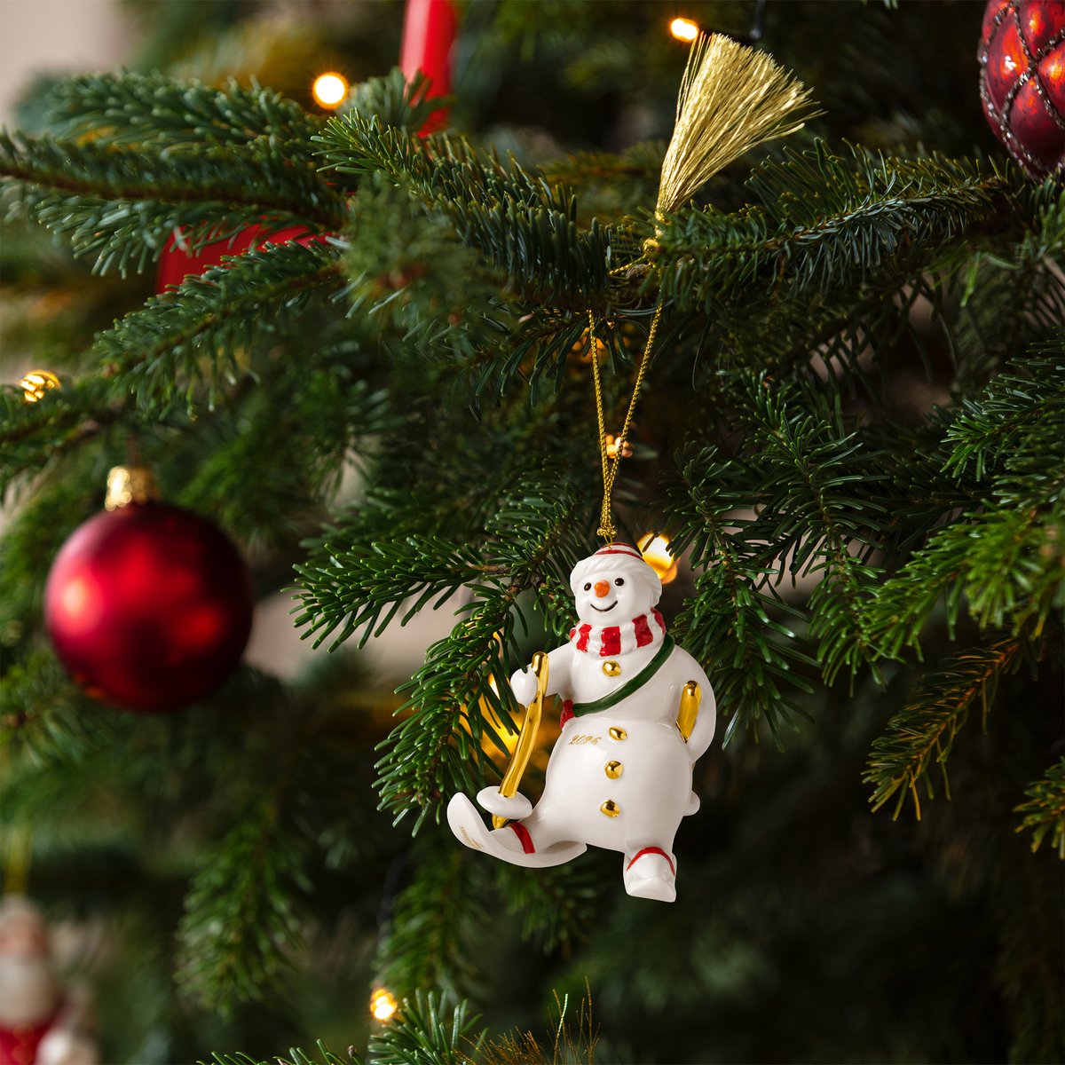 Ornement Bonhomme De Neige 2026 CHRISTMAS CLASSICS or, VILLEROY & BOCH