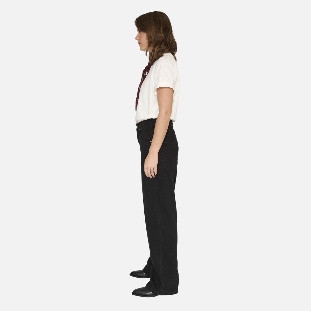 Jean THE JAMES WALL STREET DENIM black - elton wash, MKT STUDIO