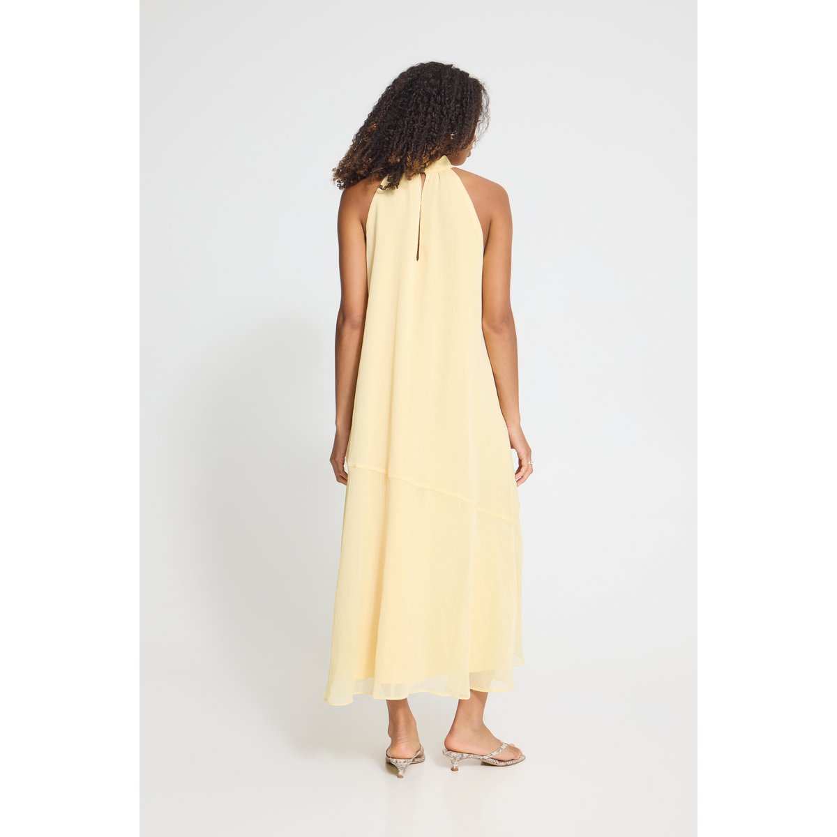 Robe décontractée jaune pale banana, ICHI