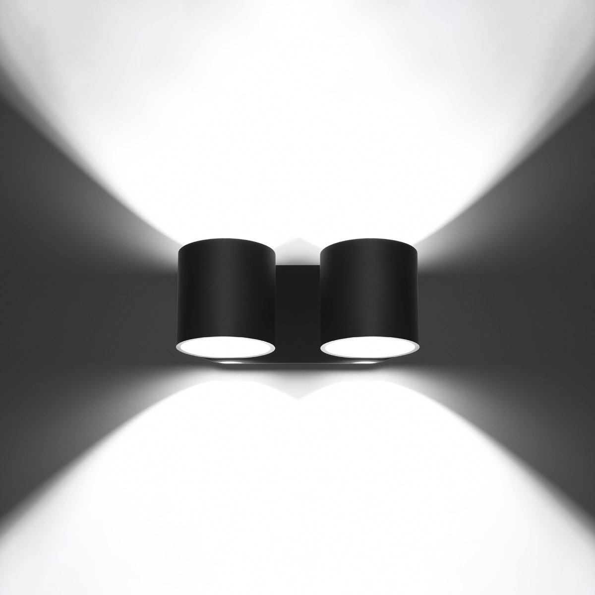 Applique Aluminium Noir G9 2 Orbis noir, EDEN