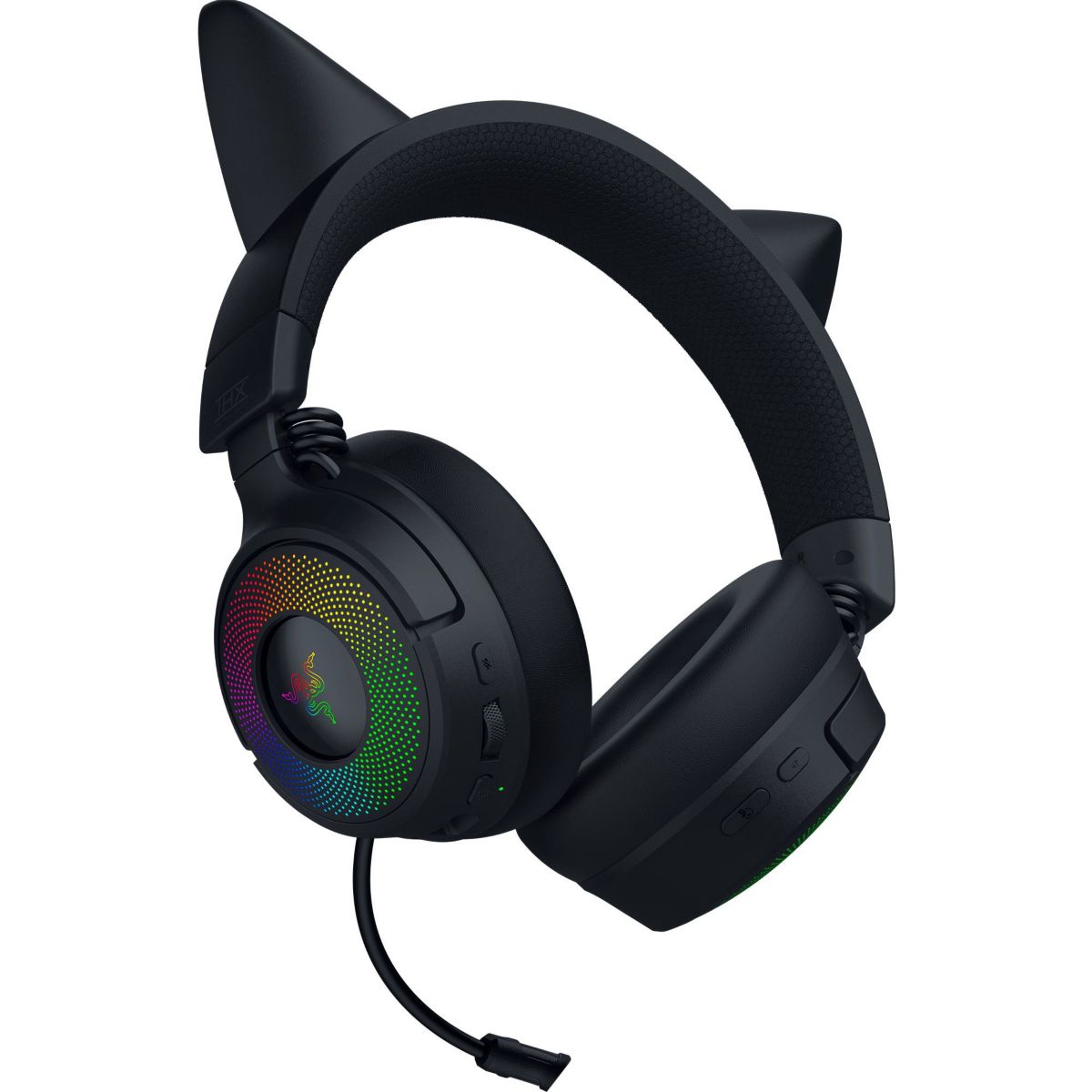 Casque gamer KRAKEN KITTY V3 PRO NOIR couleur unique, RAZER