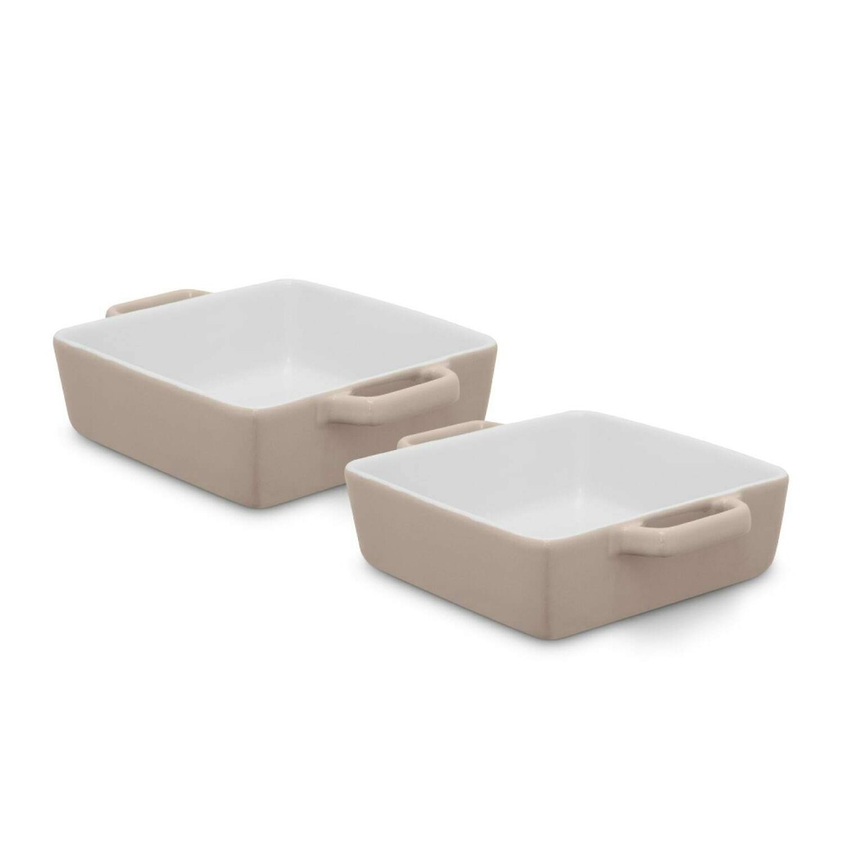 20cm Nattura Square Baking Dish taupe, BARBARY & OAK