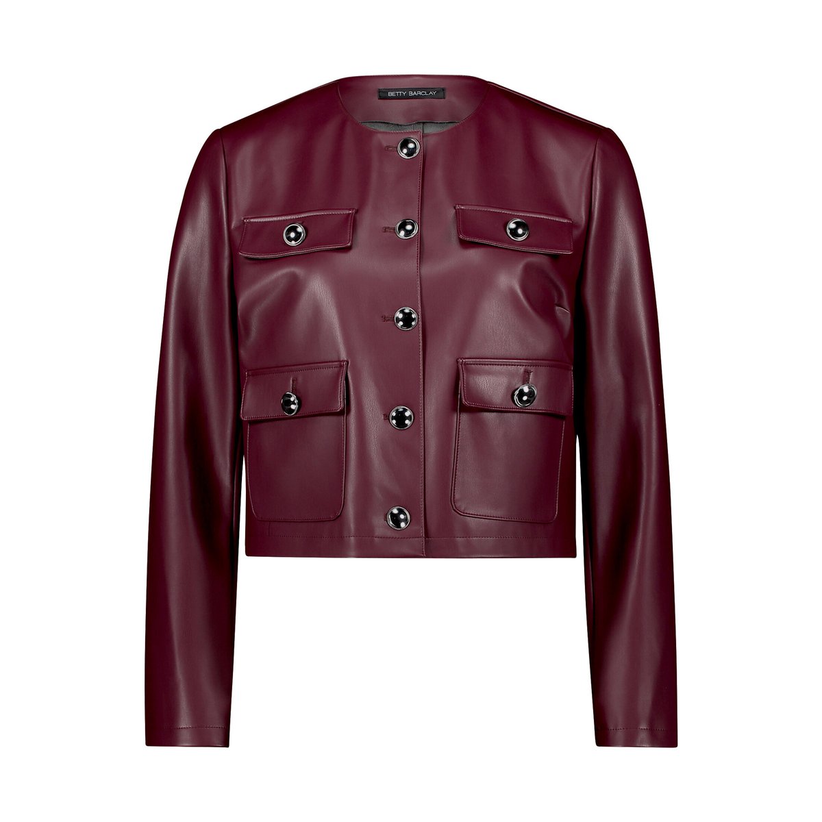 Veste blazer à manches longues dark aubergine, BETTY BARCLAY