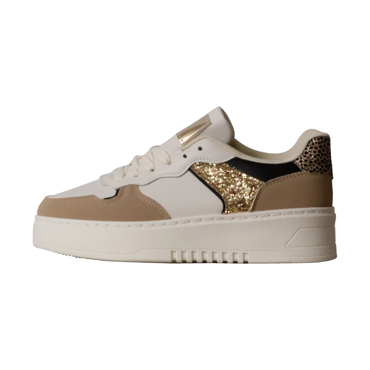 Basket à Lacets Be-sport beige/khaki, ENZA NUCCI
