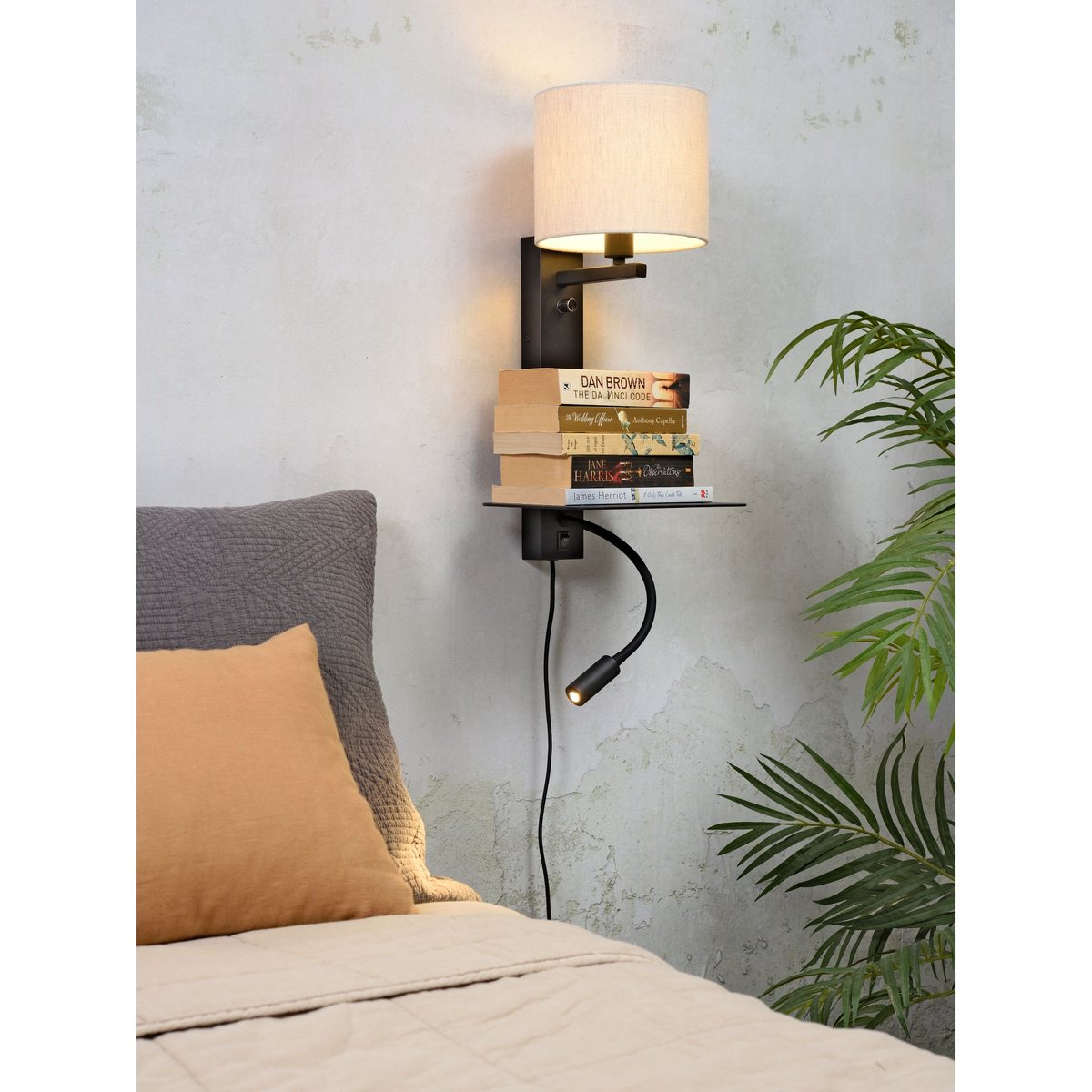 Applique Murale Textile FLORENCE naturel, IT'S ABOUT ROMI