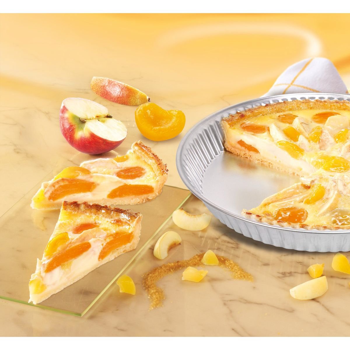 Lot de 2 moules à gâteaux 30/30 cm en fer CLASSICS gris, DR OETKER
