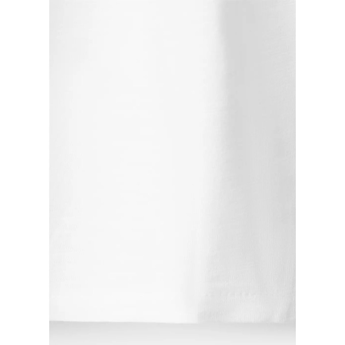 T-shirt col V froncé blanc cassé, MANGO TEEN