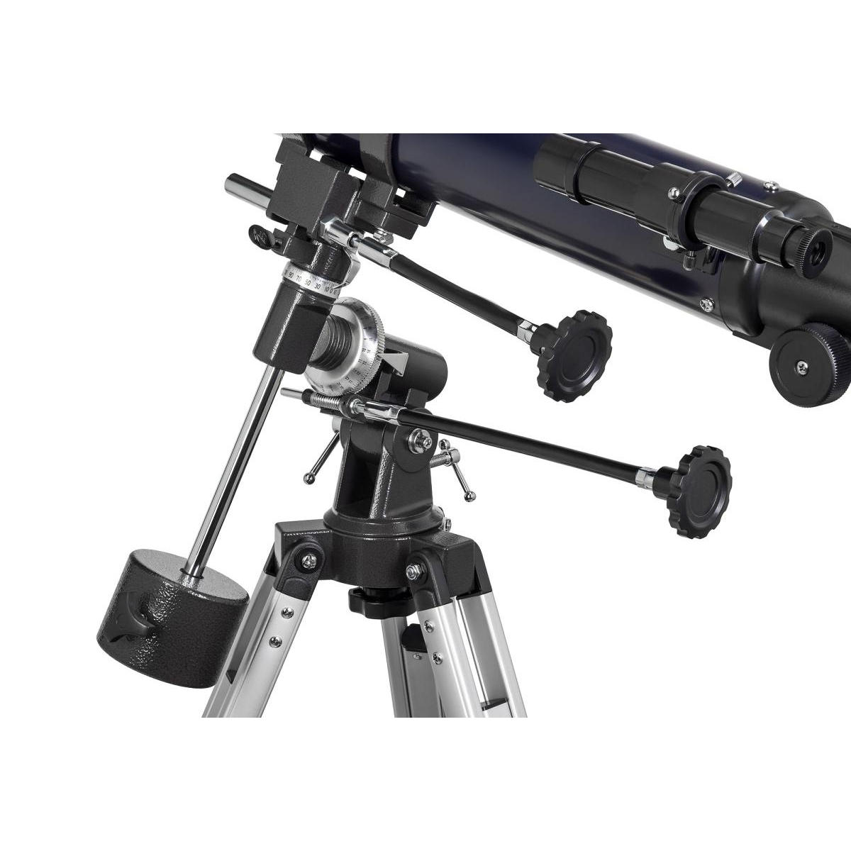 Télescope New Skyline BASE 70/900 EQ1 couleur unique, LEVENHUK