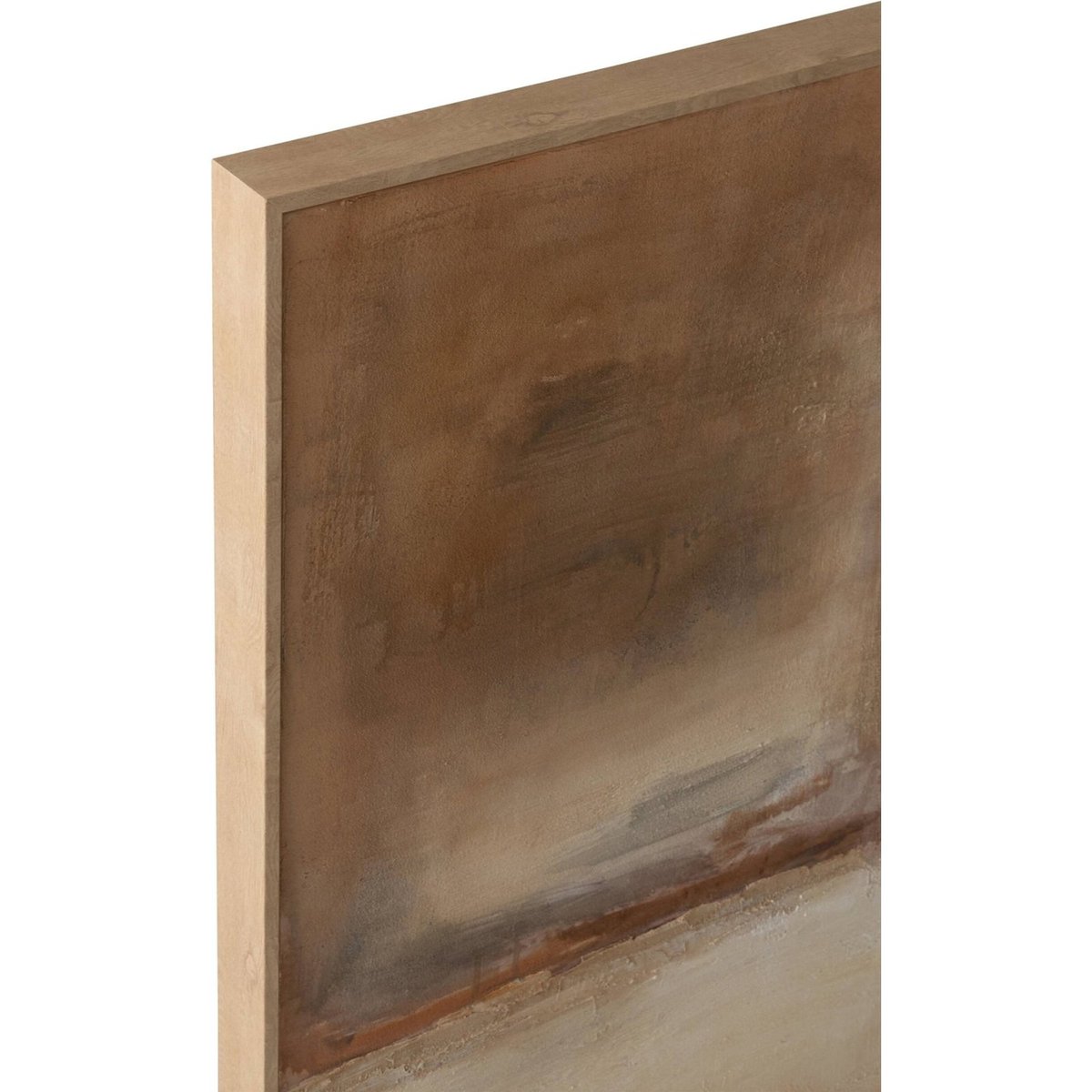 Tableau abstrait sur toile marron, RECOLLECTION