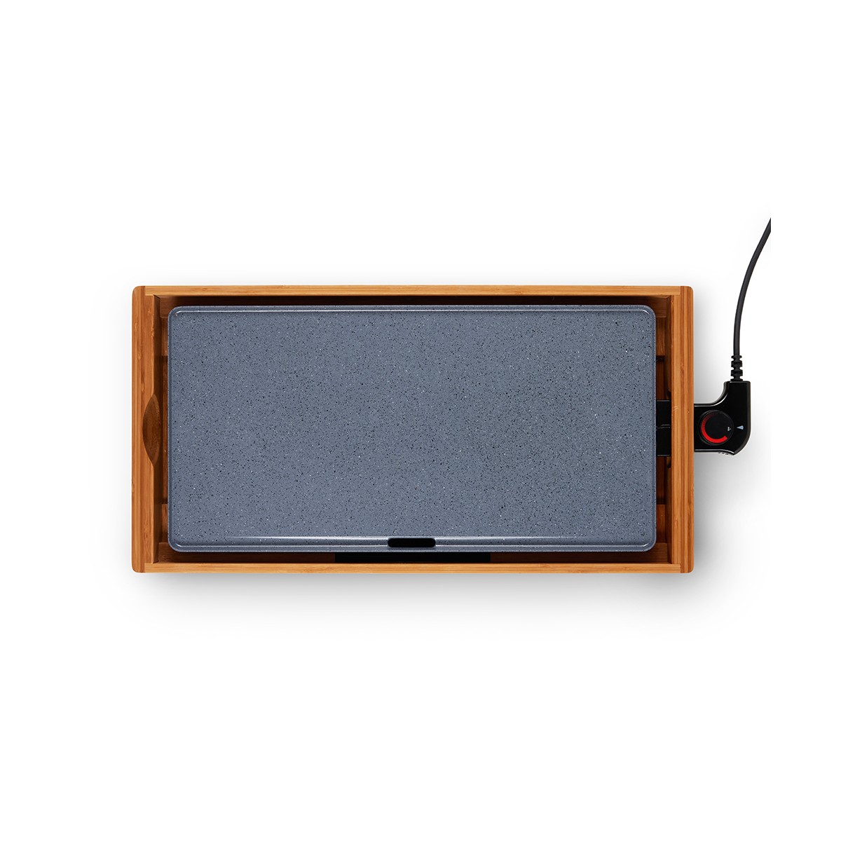 Plancha bambou revêtement céramique couleur unique, LIVOO