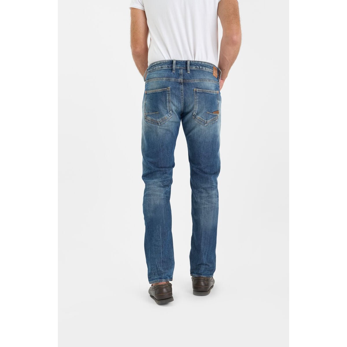 Jeans slim stretch 700/11, longueur 34 blue, LE TEMPS DES CERISES