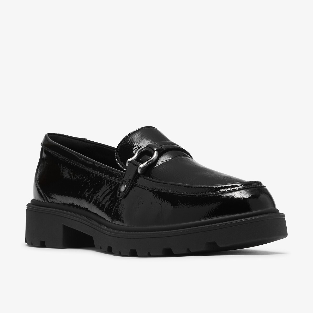 Mocassini in pelle verniciata, CODICE L STEP nero , CLARKS
