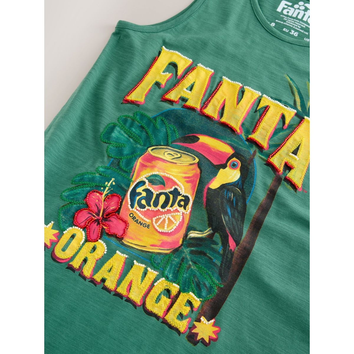 Robe midi en jersey sans manches fanta vert, NEXT
