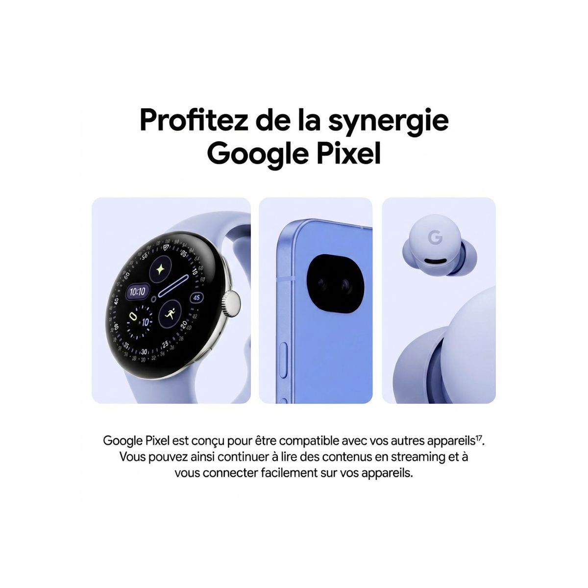 Smartphone Pixel 10A 5G 128Go Noir Volcanique couleur unique, GOOGLE