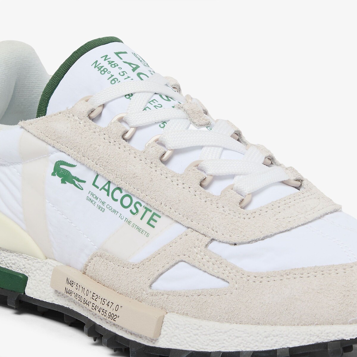 Elite Active Low Top Trainers white/green, LACOSTE