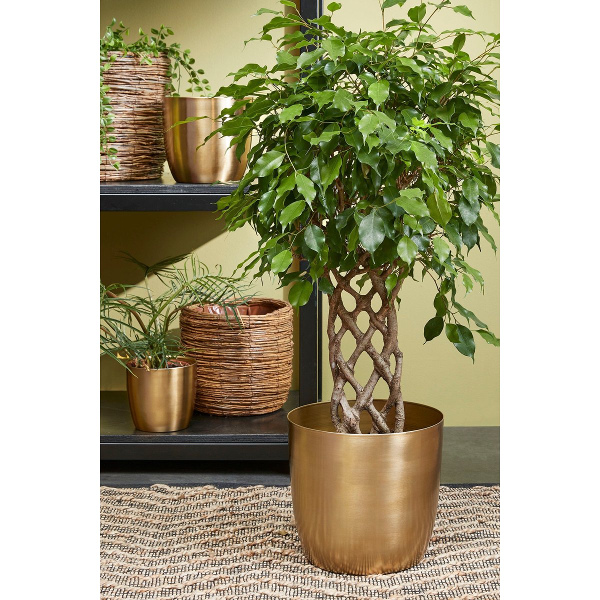Cache-pot Ø28 cm ALANO or, MICA DECORATIONS