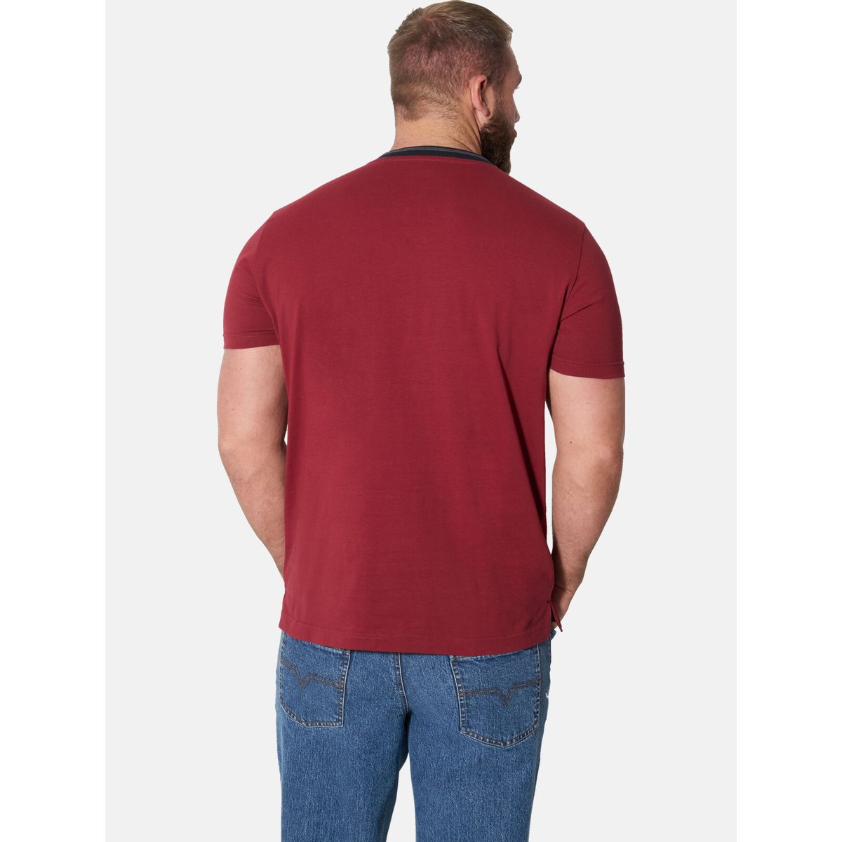 3 Pack T-Shirt STIGLUND noir blanc rouge, JAN VANDERSTORM