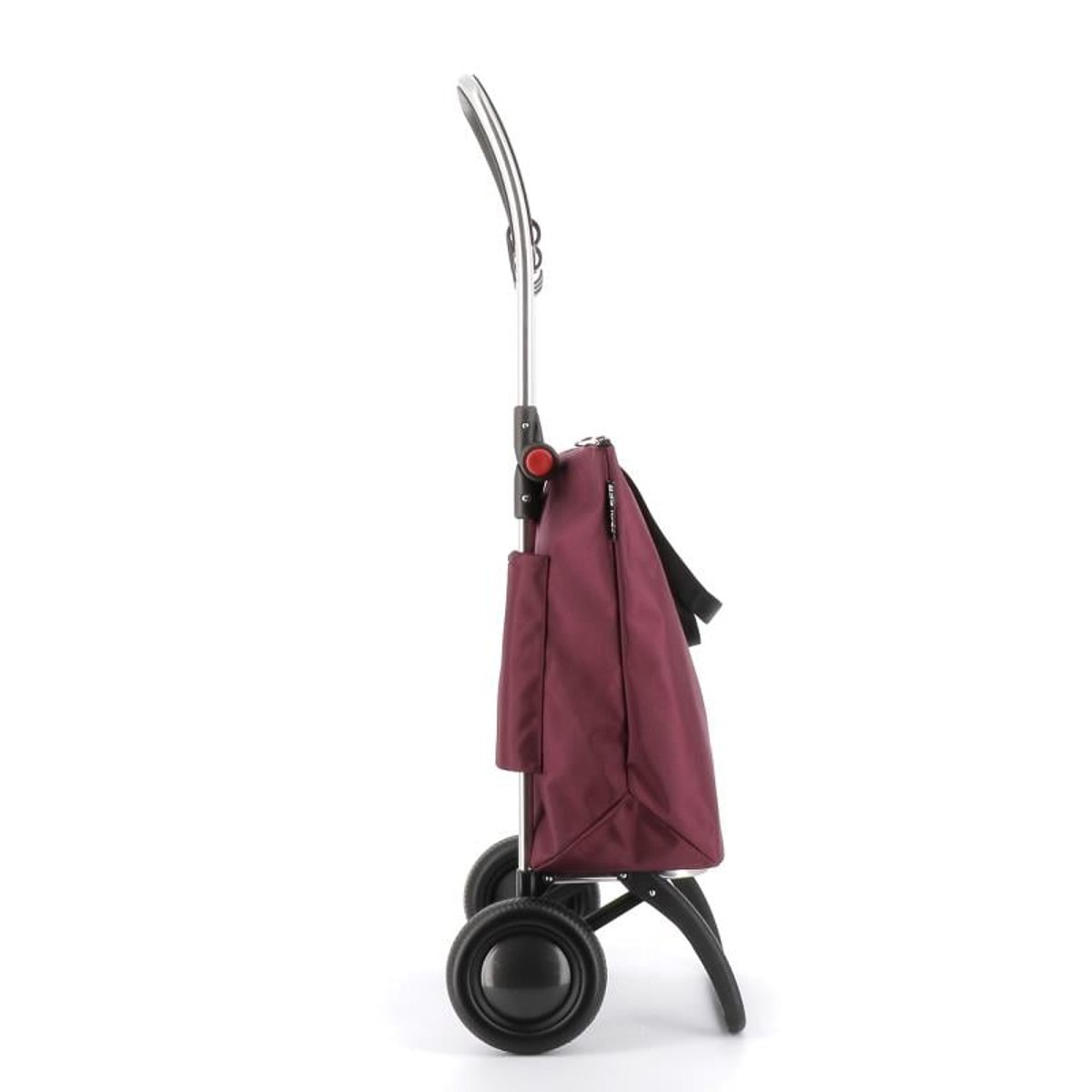 MINIBAG MF - Chariot de course - Pliable - 2 roues - Aubergine gris, ROLSER
