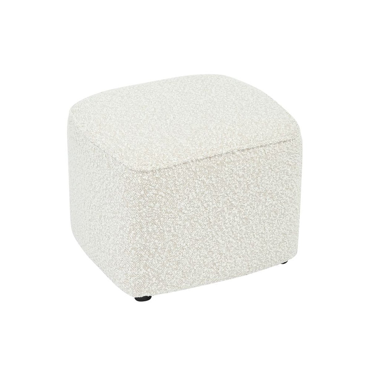 Pouf en bouclette écru Jona ecru, ZAGO